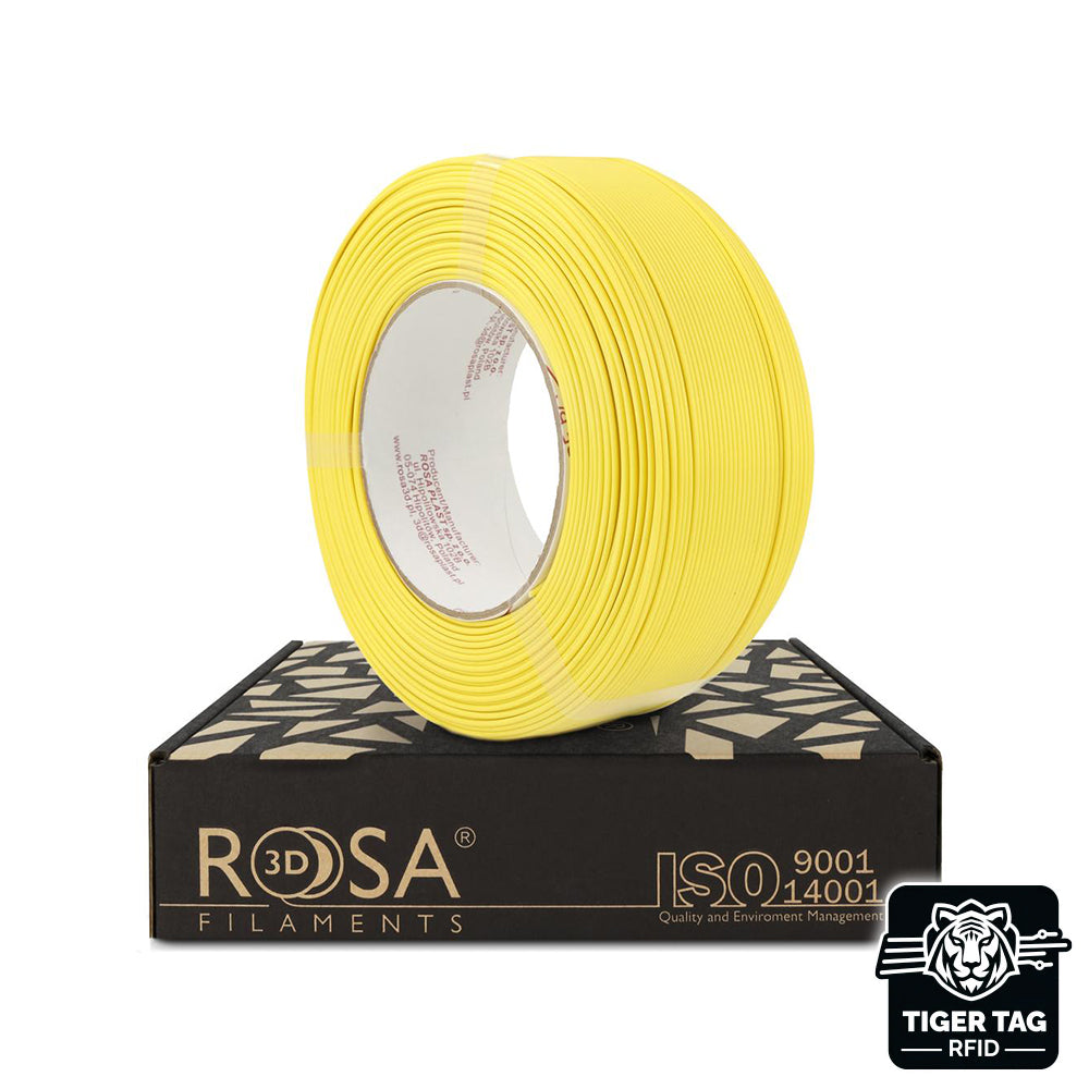 Rosa3D - PLA Speed - Mat Jaune Gimgimbre (Matt Ginger Yellow) - 1,75 mm - 1 kg Refill avec RFID TigerTag