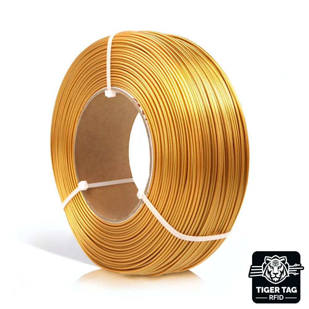 PETG Standard Or Métallique (Gold Metallic) 1,75 mm 1 kg Refill avec RFID Tiger Tag