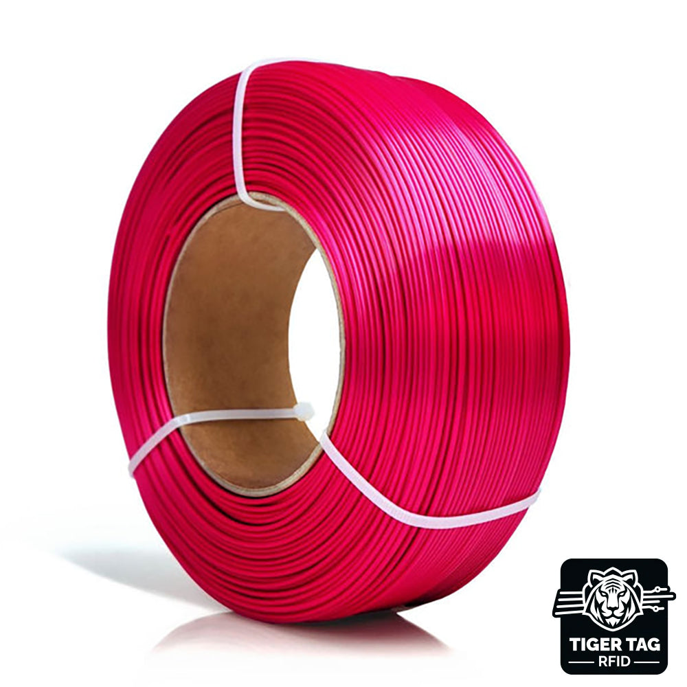 PLA-Silk Fuchsia 1,75 mm 1 kg Refill avec RFID Tiger Tag