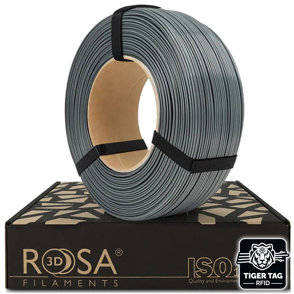 PLA Starter Gris (Gray) 1,75 mm 1 kg Refill avec RFID Tiger Tag