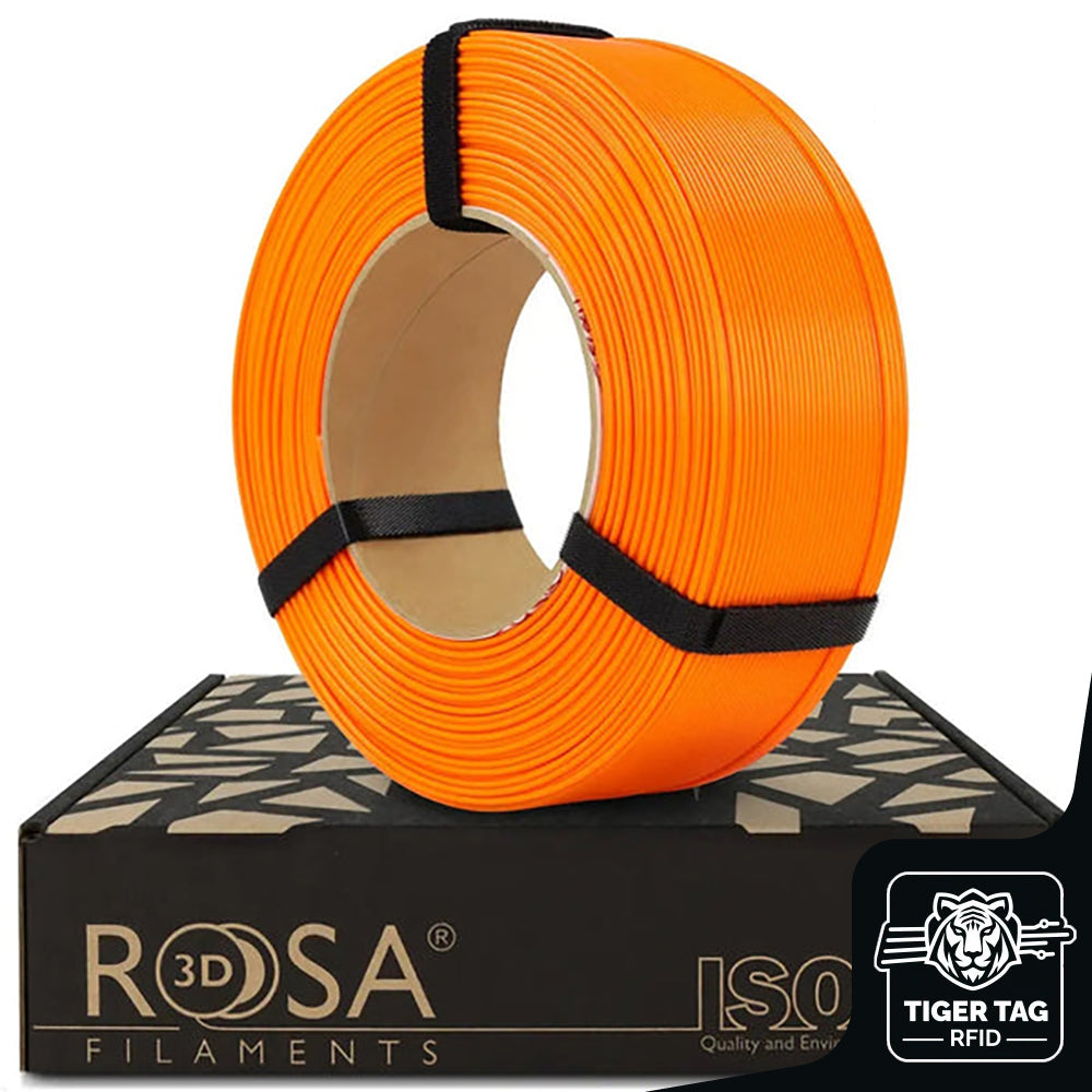 PLA Starter Orange 1,75 mm 1 kg Refill avec RFID Tiger Tag