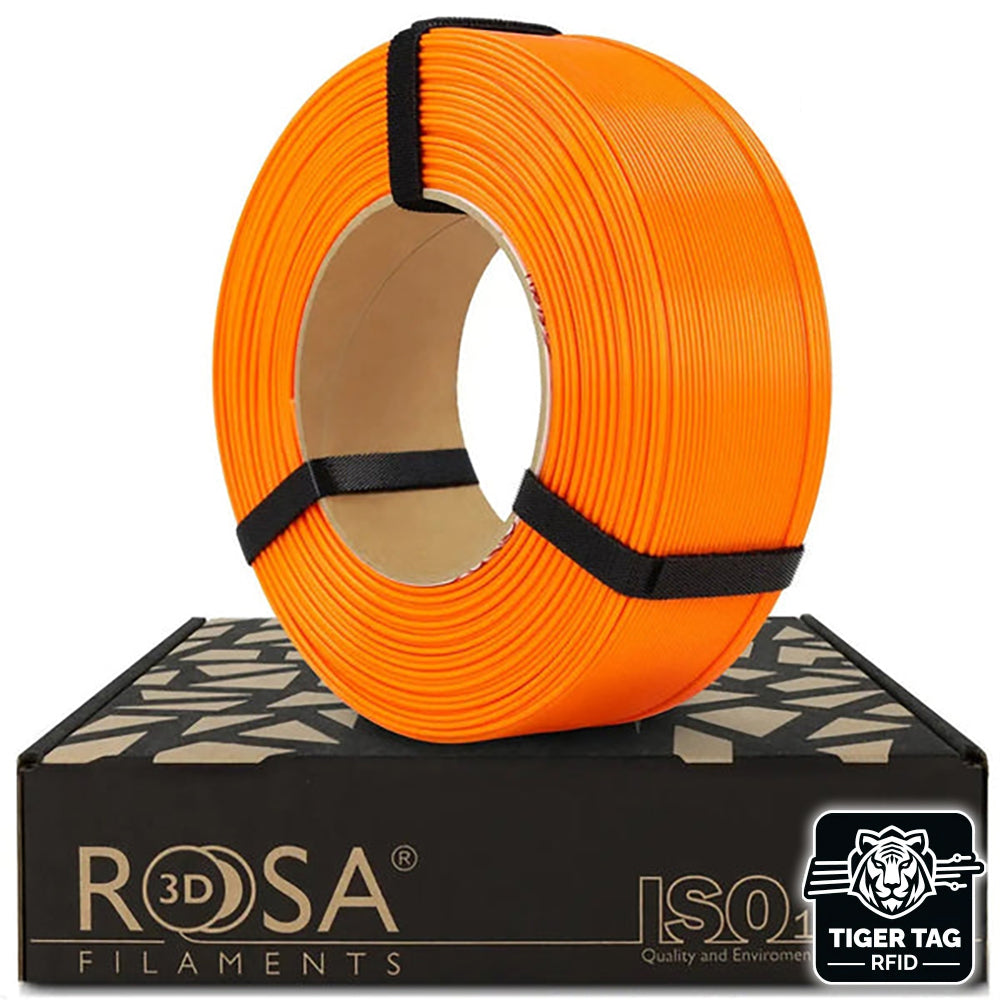 PLA Starter Orange 1,75 mm 1 kg Refill avec RFID Tiger Tag