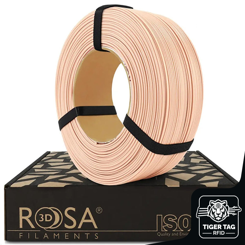PLA Starter Peau Porcelaine (Porcelain Skin) 1,75 mm 1 kg Refill avec RFID Tiger Tag