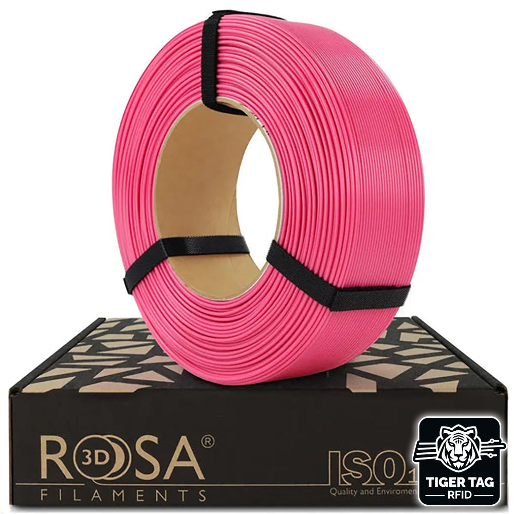Rosa3D - PLA Starter - Rose (Pink) - 1,75 mm - 1 kg Refill avec RFID Tiger Tag