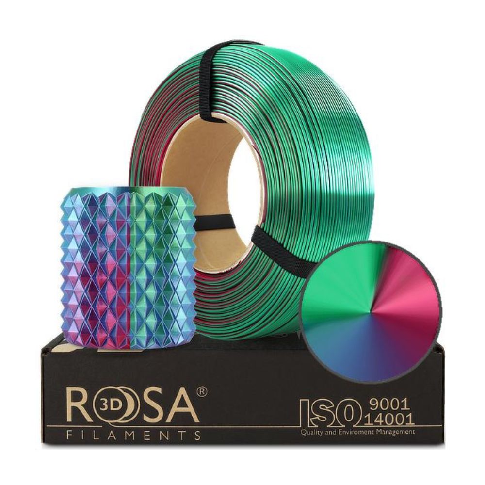 Rosa3D - PLA Magic Silk - Aurore (Aurora) - 1,75 mm - 1 kg Refill
