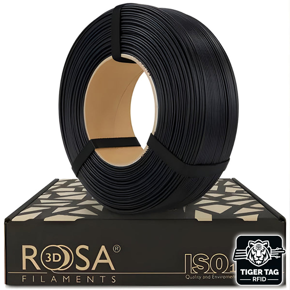 PCTG+10CF Noir (Black) 1,75 mm 1 kg Refill