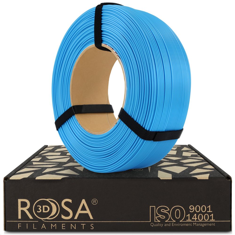 Rosa3D - CMYK Lithophane - PLA Starter - Cyan avec emballage