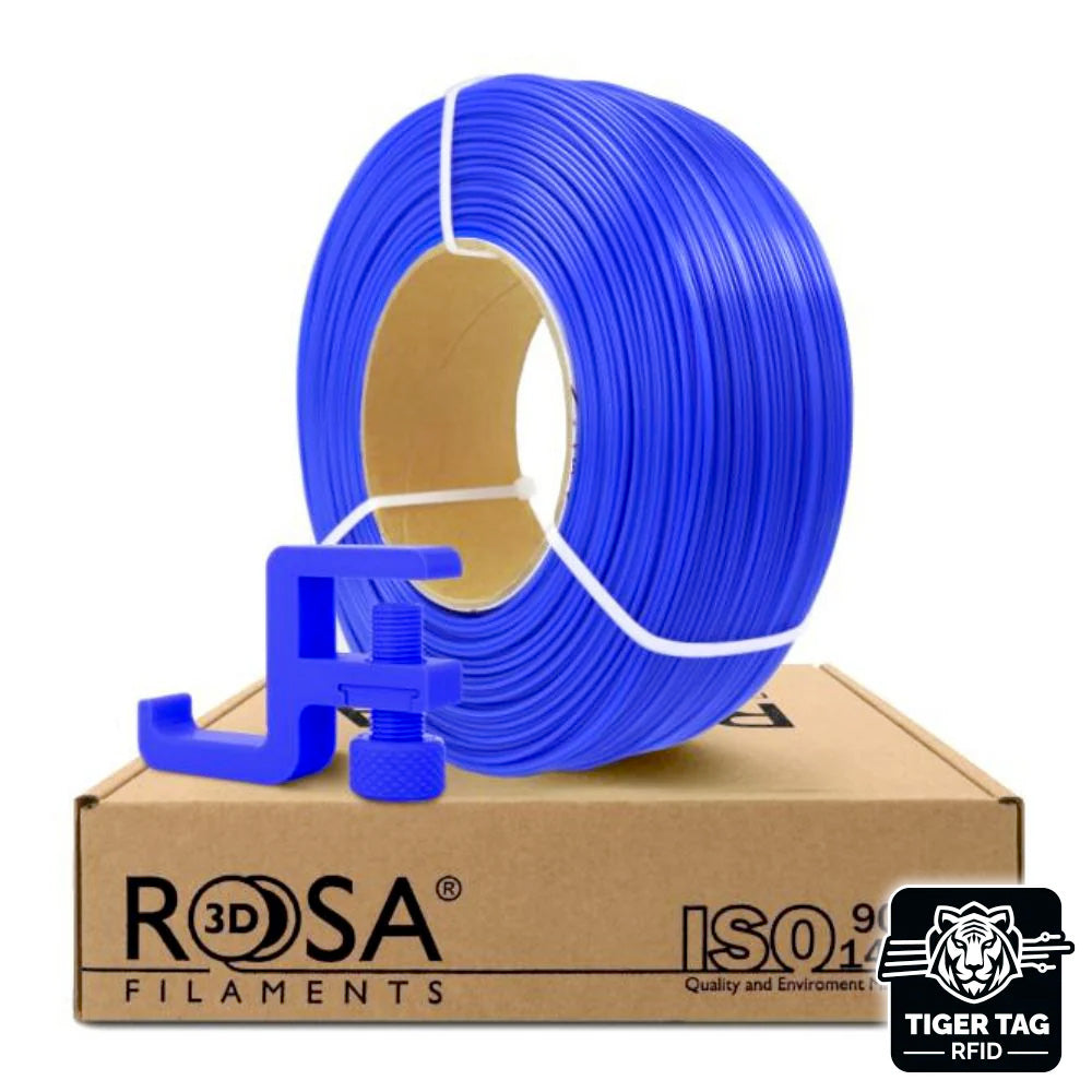 PCTG Bleu Foncé (Dark Blue) 1,75 mm 1 kg Refill avec RFID Tiger Tag