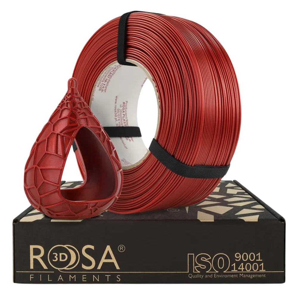 Rosa3D - PETG Standard HS - Rouge Bordeaux (Burgundy Red) - 1,75 mm - 1 kg Refill