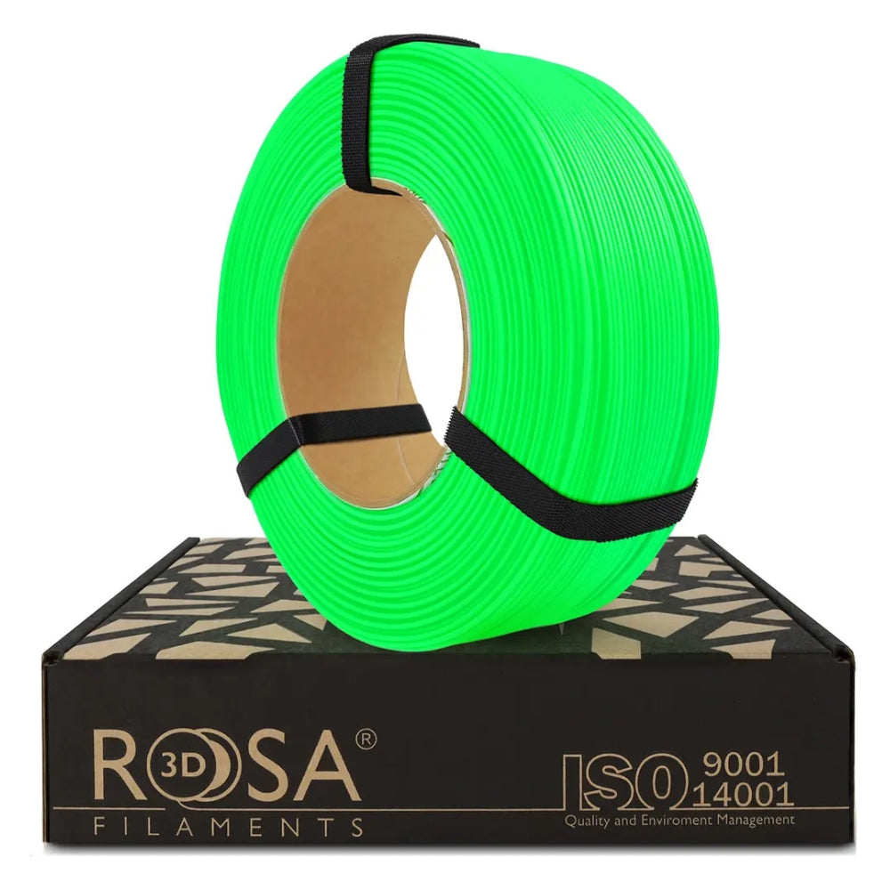 Rosa3D - PETG Standard HS - Vert Fluo (Neon Green) - 1,75 mm - 1 kg Refill