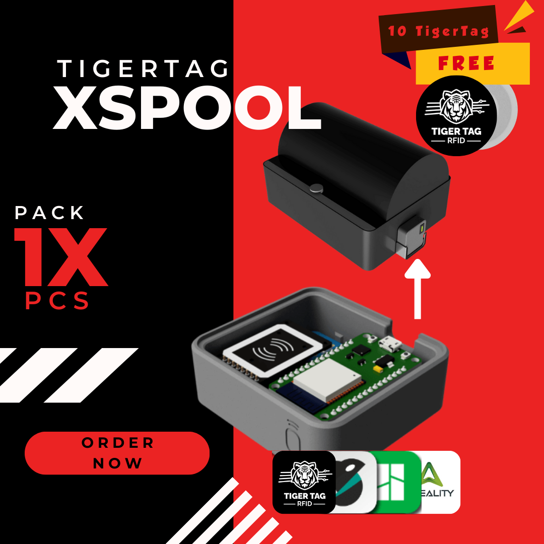 xSpool The Smart RFID Tools (Read & Write) compatible TigerTag