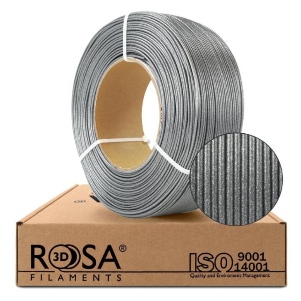 Rosa3D PETG standard Argent Brillant