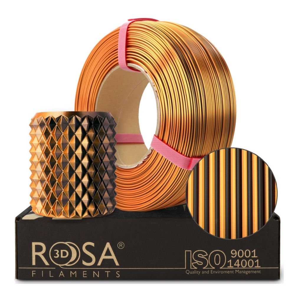Rosa3D PLA Magic Silk  Rouge Mystique 1 kg Refill – Rosa3D France