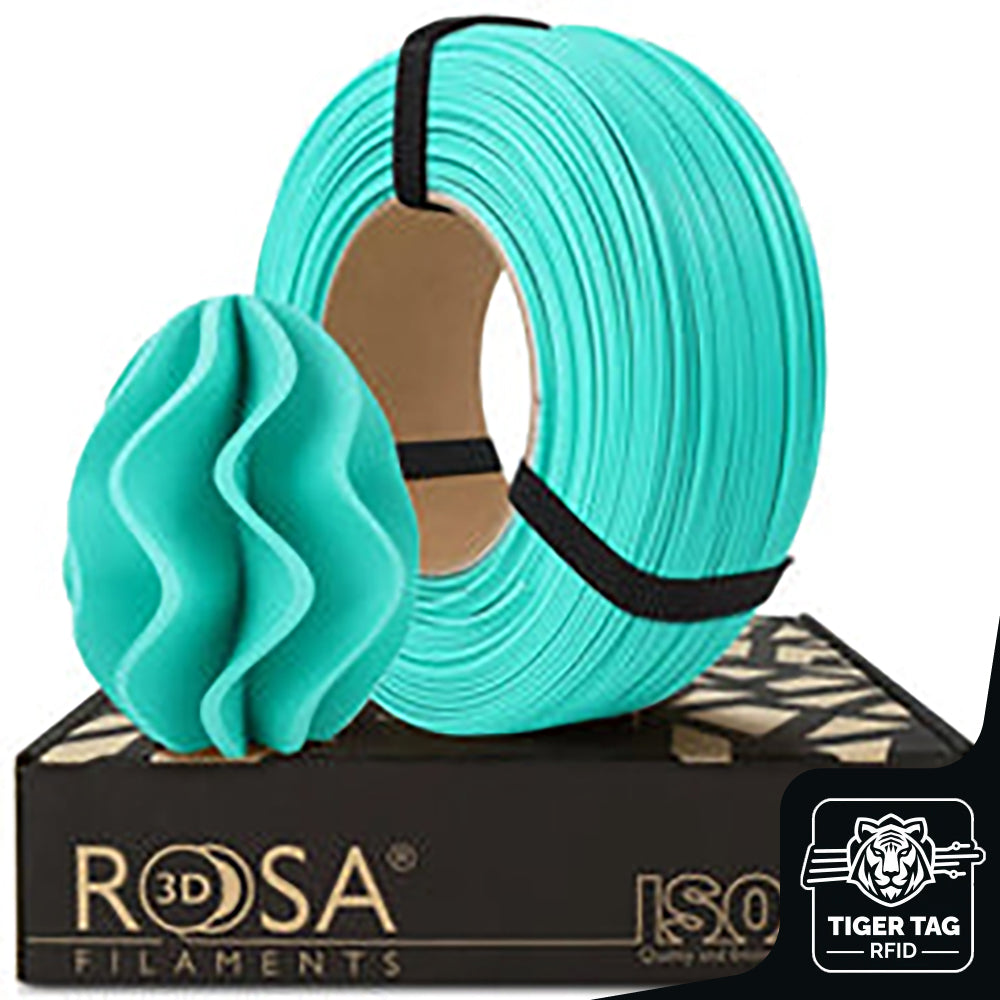 PLA Pastel Menthe (Mint) 1,75 mm 1 kg Refill avec RFID Tiger Tag