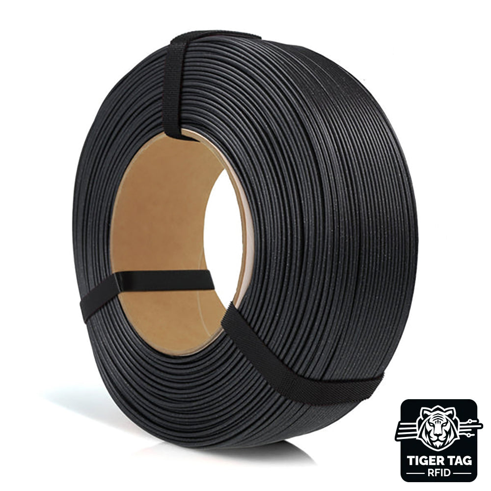 PLA Starter Graphite Brillant (Glitter Graphite) 1,75 mm 1 kg Refill avec RFID Tiger Tag