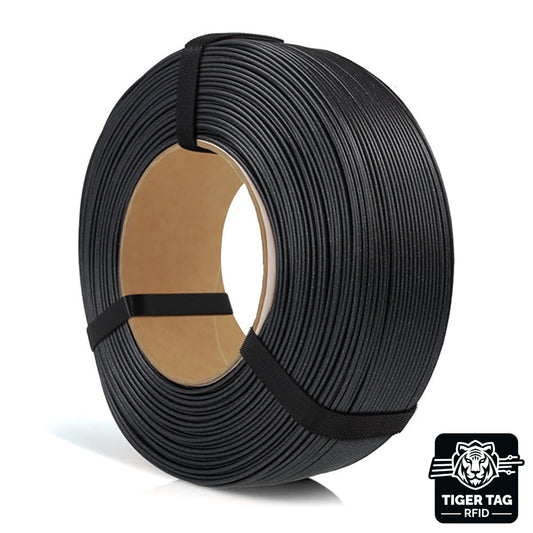 PLA Starter Graphite Brillant (Glitter Graphite) 1,75 mm 1 kg Refill avec RFID Tiger Tag