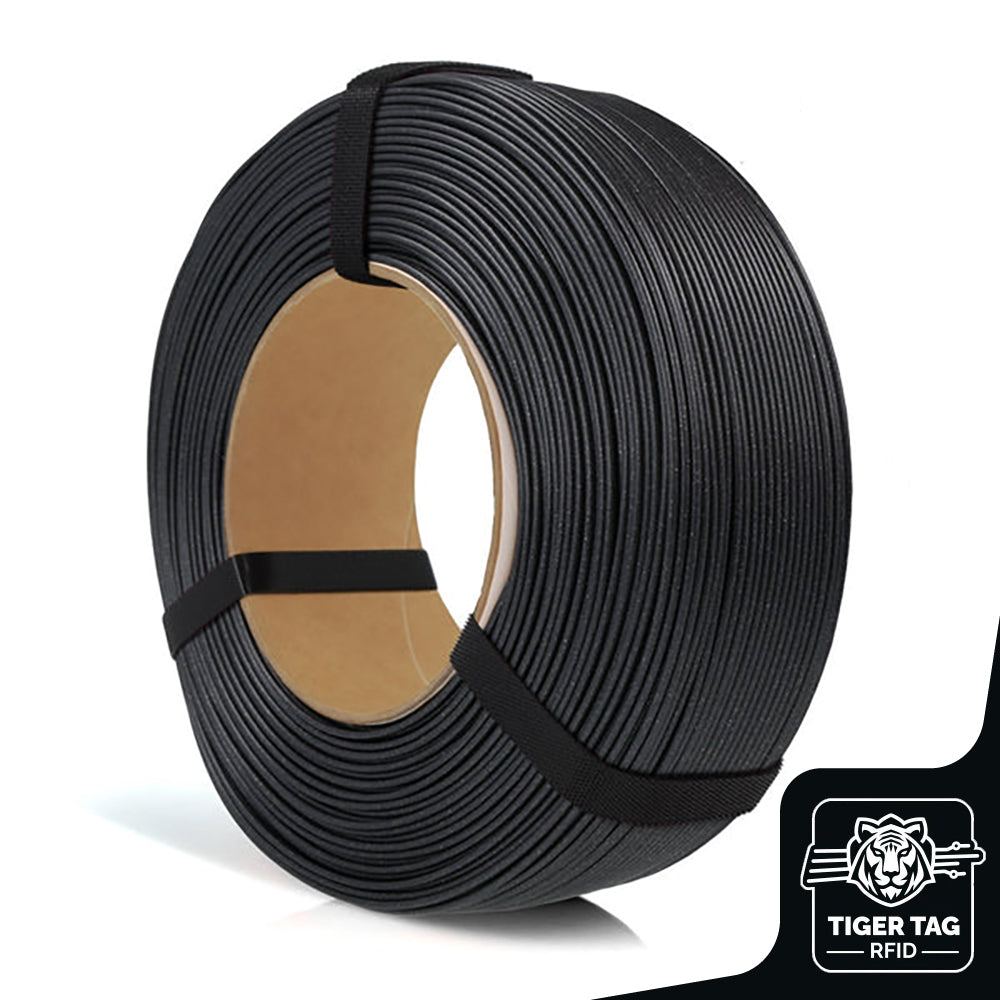 PLA Starter Graphite Brillant (Glitter Graphite) 1,75 mm 1 kg Refill avec RFID Tiger Tag