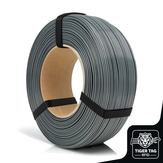 PLA Starter Gris (Gray) 1,75 mm 1 kg Refill avec RFID Tiger Tag