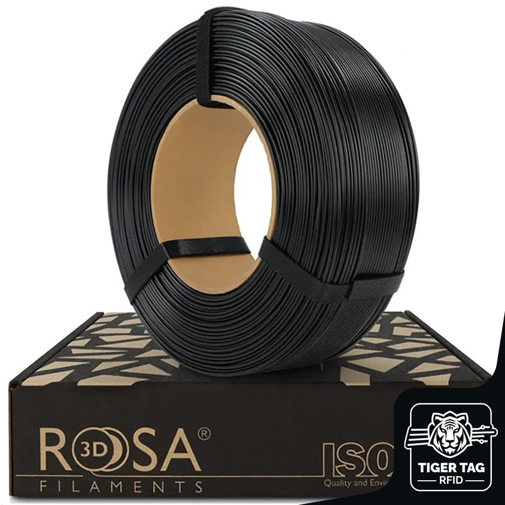 PLA Starter Noir (Black) 1,75 mm 1 kg Refill avec RFID Tiger Tag