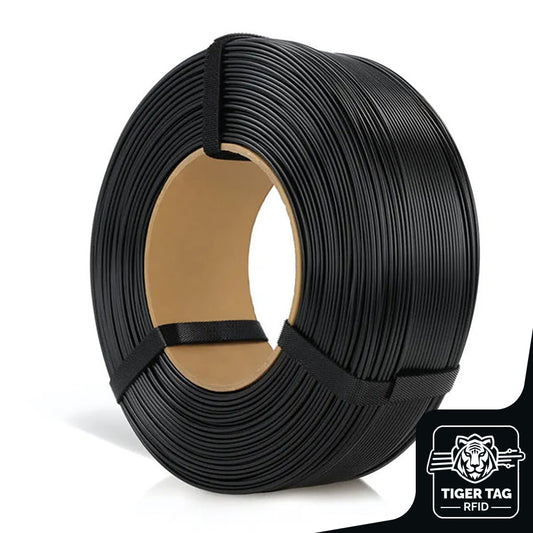 PLA Starter Noir (Black) 1,75 mm 1 kg Refill avec RFID Tiger Tag