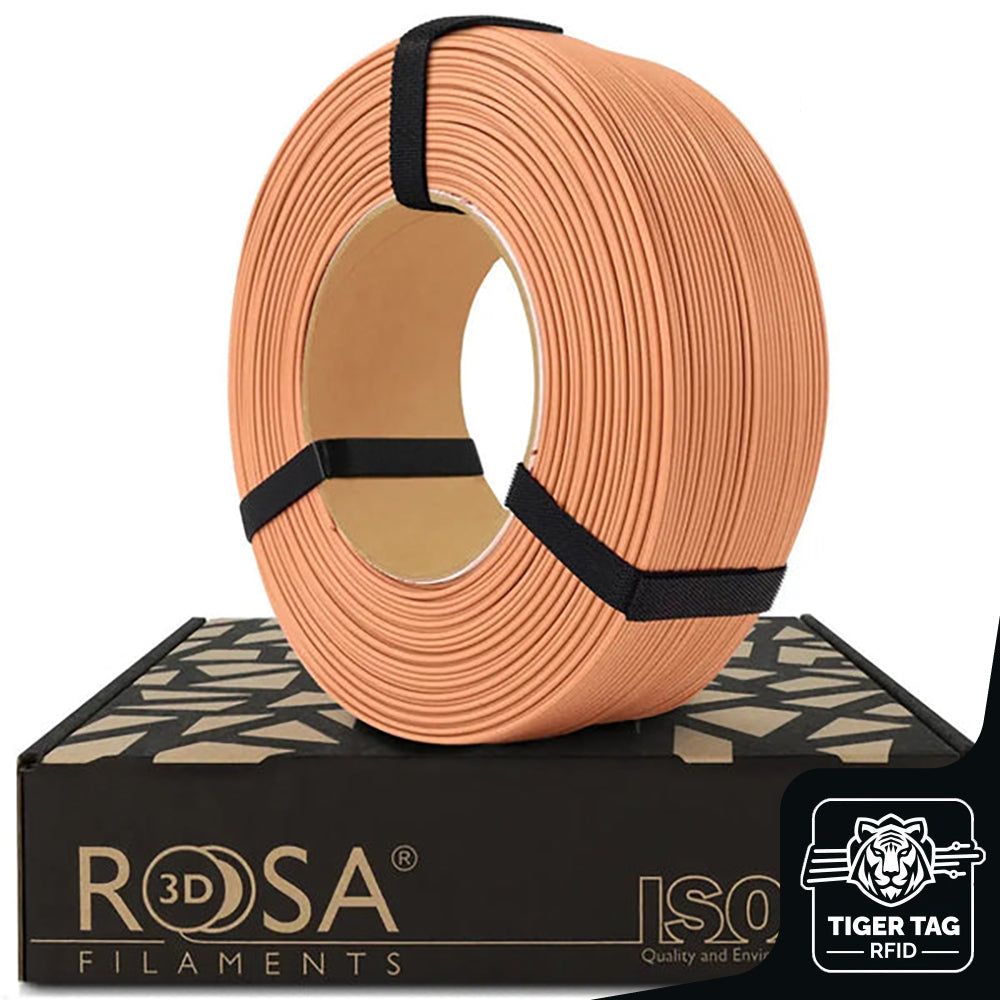 PLA Starter Peau Bronzée (Tanned Skin) 1,75 mm 1 kg Refill avec RFID Tiger Tag