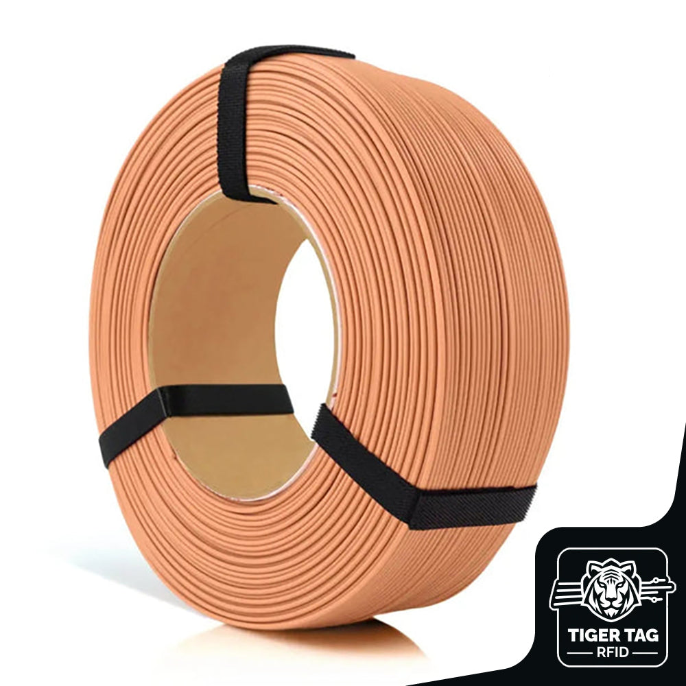 PLA Starter Peau Bronzée (Tanned Skin) 1,75 mm 1 kg Refill avec RFID Tiger Tag