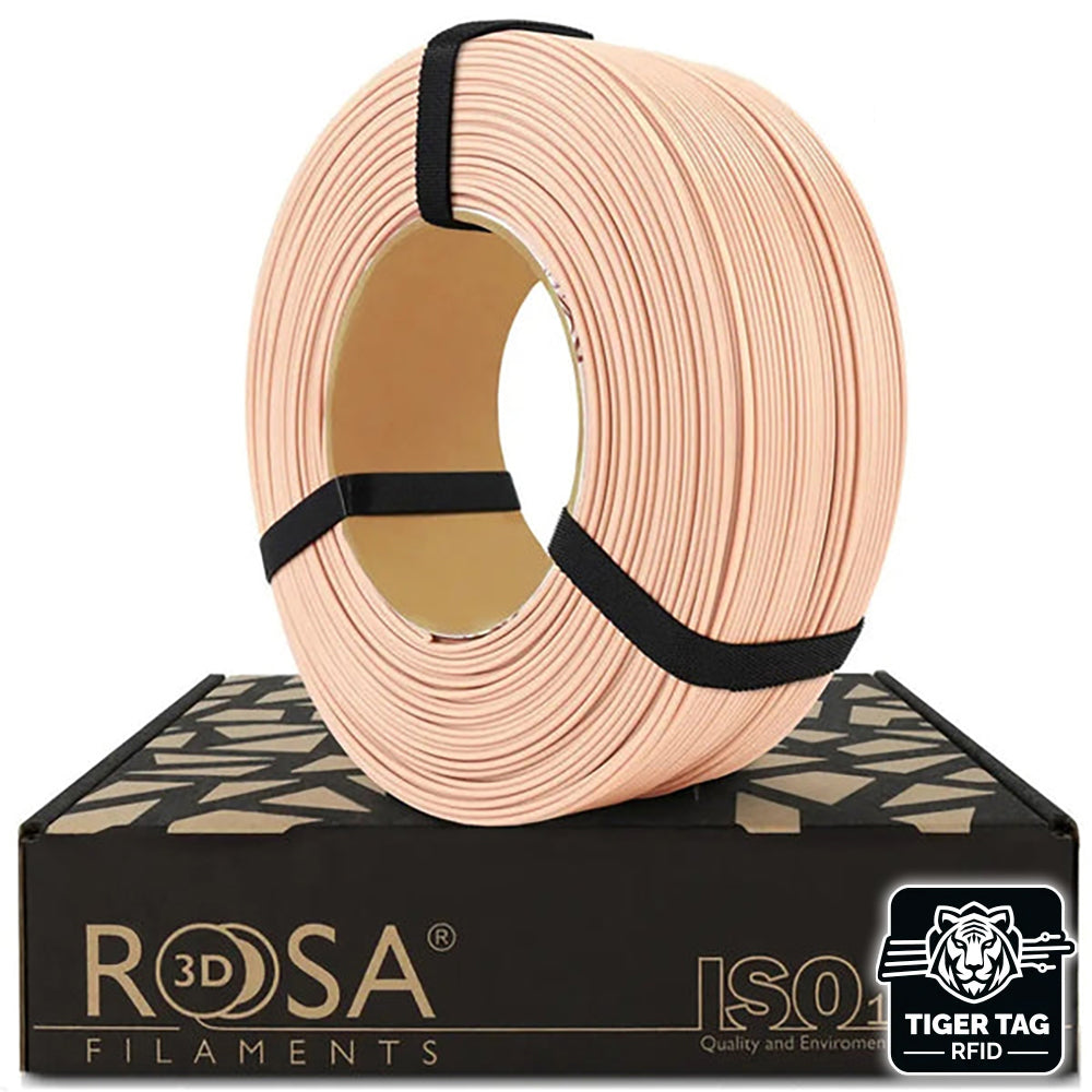 PLA Starter Peau Porcelaine (Porcelain Skin) 1,75 mm 1 kg Refill avec RFID Tiger Tag