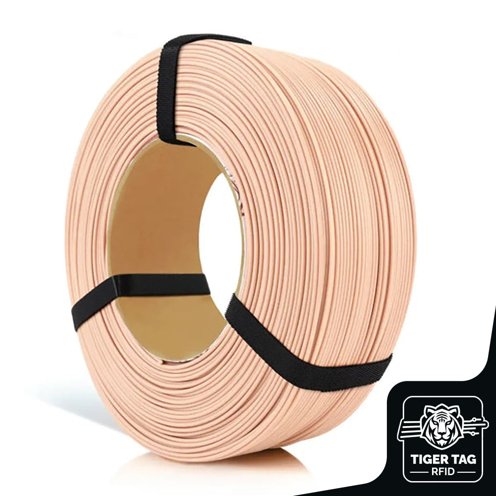 PLA Starter Peau Porcelaine (Porcelain Skin) 1,75 mm 1 kg Refill avec RFID Tiger Tag