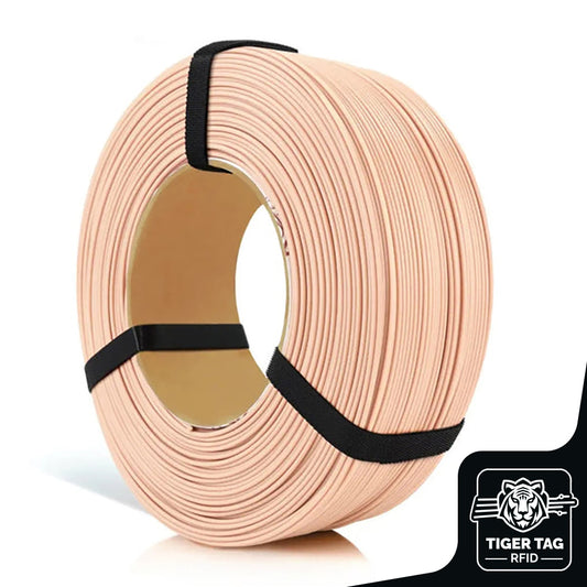 PLA Starter Peau Porcelaine (Porcelain Skin) 1,75 mm 1 kg Refill avec RFID Tiger Tag