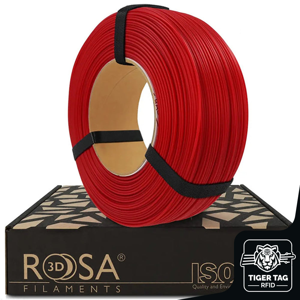 PLA Starter Rouge Carmin (Karmin Red) 1,75 mm 1 kg Refill avec RFID Tiger Tag