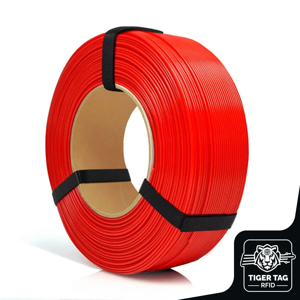 PLA Starter Rouge (Red) 1,75 mm 1 kg Refill avec RFID Tiger Tag