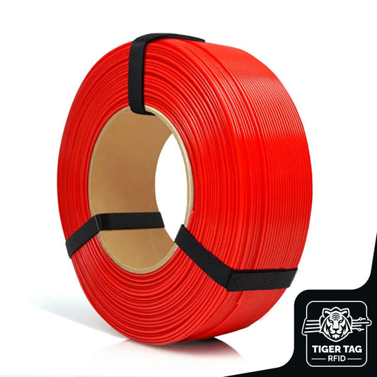 PLA Starter Rouge (Red) 1,75 mm 1 kg Refill avec RFID Tiger Tag