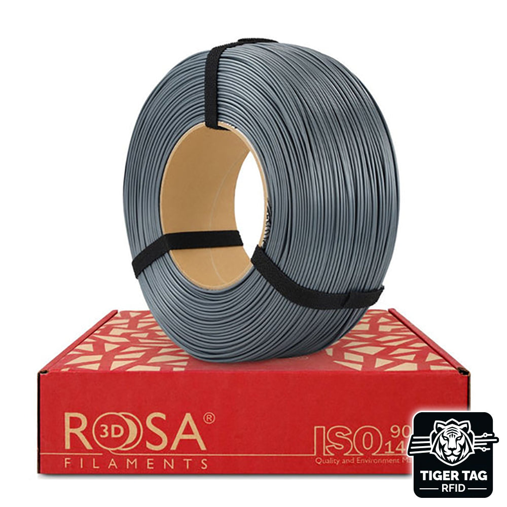 Rosa3D - ASA - Gris (Grey) - 1,75 mm - 1 kg Refill avec RFID Tiger Tag