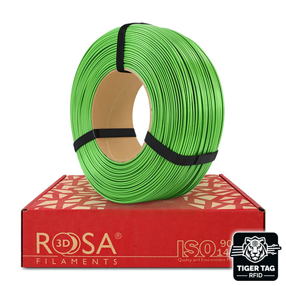 Rosa3D - ASA - Vert (Green) - 1,75 mm - 1 kg Refill avec RFID Tiger Tag