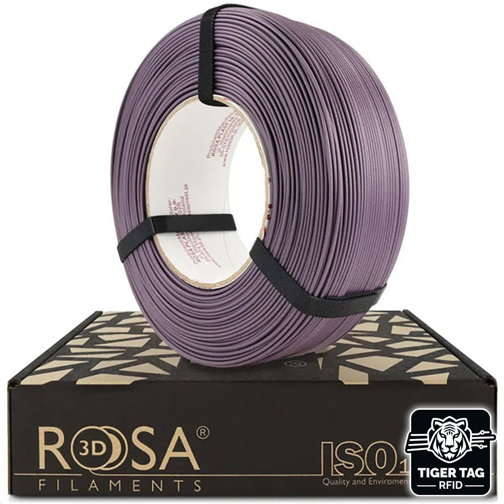 Rosa3D - PLA-CF Matt - Violet Raisin (Grape Violet) - 1,75mm - 1kg - Refill avec RFID TigerTag