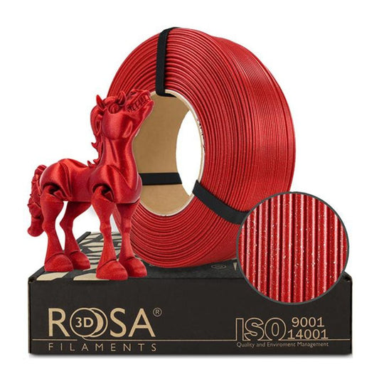 Rosa3D - PLA Galaxy - Rouge Carmin (packaging