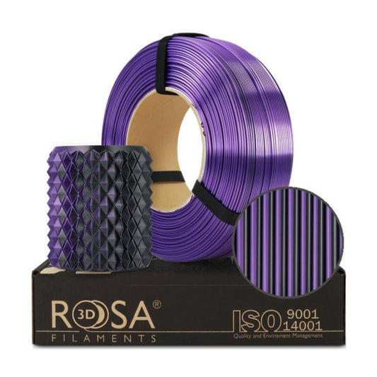 Rosa3D - PLA Magic Silk - Violet Mystique (Mistic Violet) - 1,75 mm - 1 kg Refill