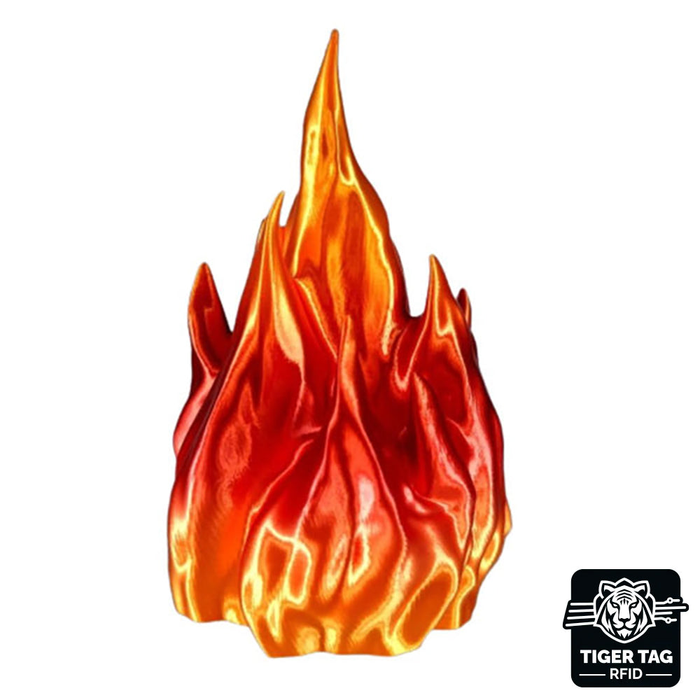 PLA Rainbow Arc-en-ciel Feu (Silk Fire) 1,75 mm 1 kg Refill avec RFID Tiger Tag