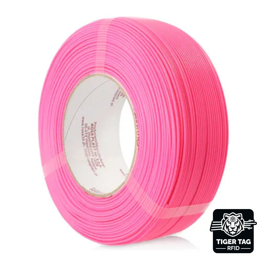 Rosa3D - PLA Starter - Magenta Fluo (Magenta Neon) - 1,75 mm - 1 kg Refill avec RFID TigerTag