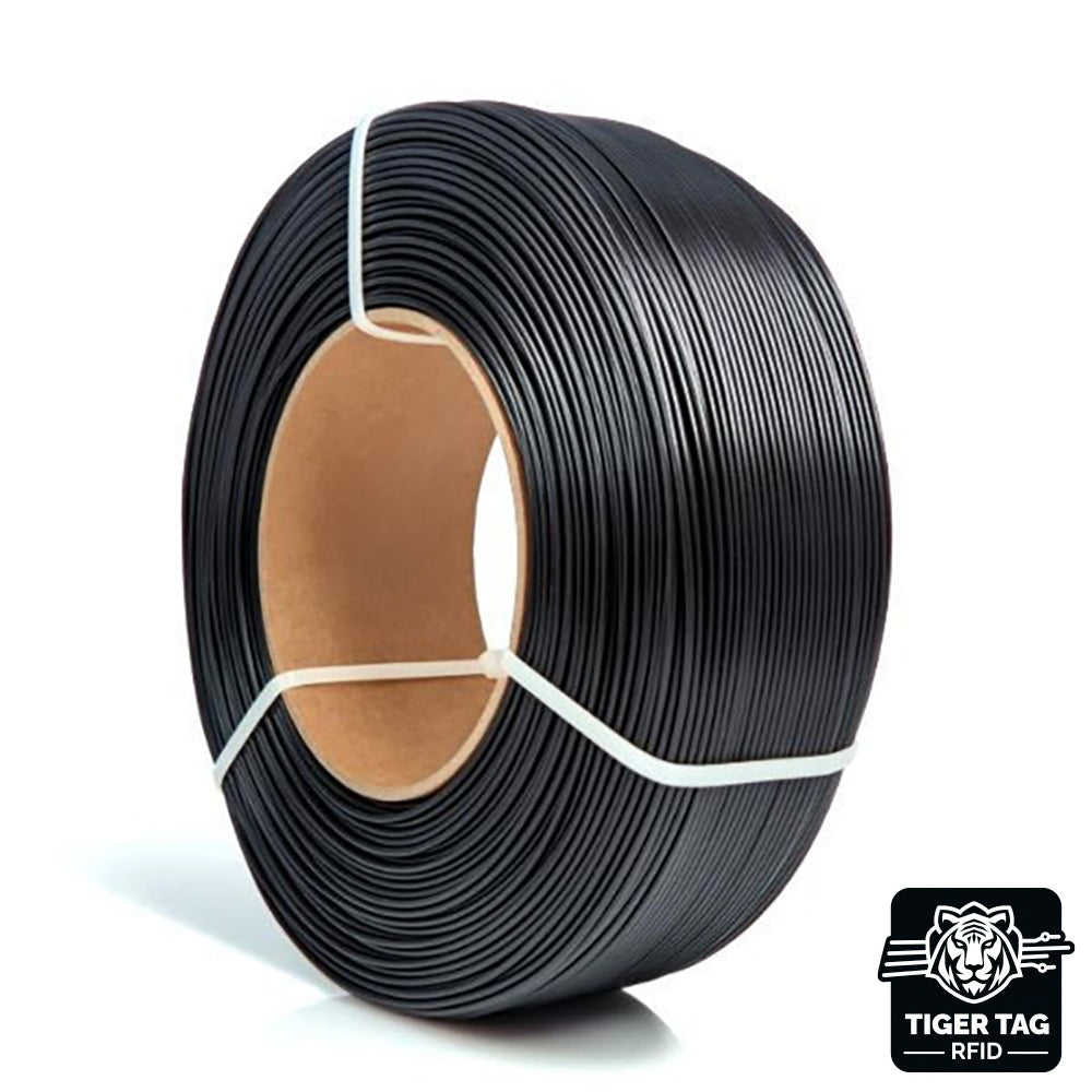 PCTG Noir (Black) 1,75 mm 1 kg Refill avec RFID Tiger Tag
