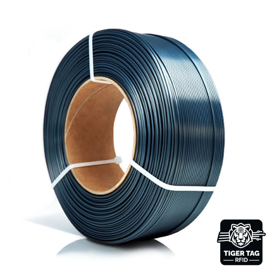 PLA-Silk Graphite 1,75 mm 1 kg Refill avec RFID Tiger Tag