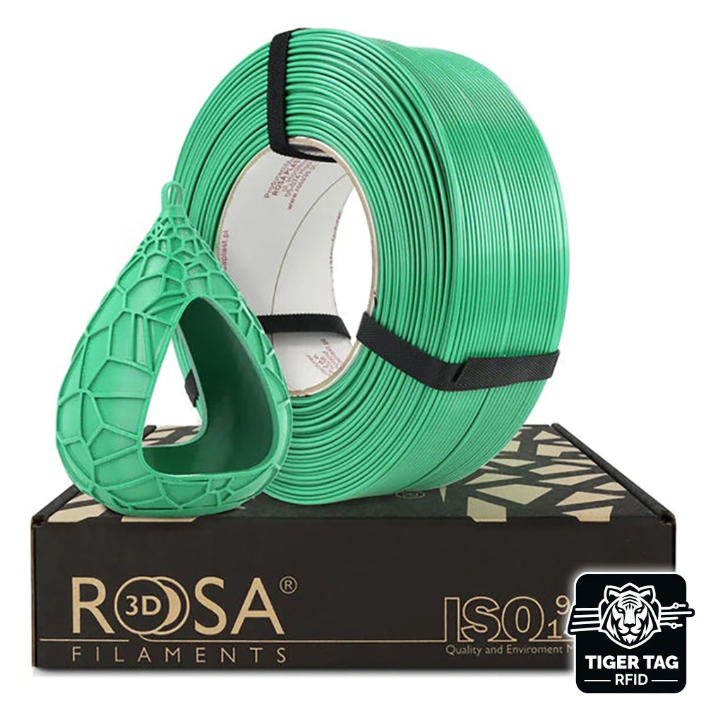 Rosa3D - PETG Standard HS - Vert Tendre (Green Grass) - 1,75 mm - 1 kg Refill avec RFID TigerTag