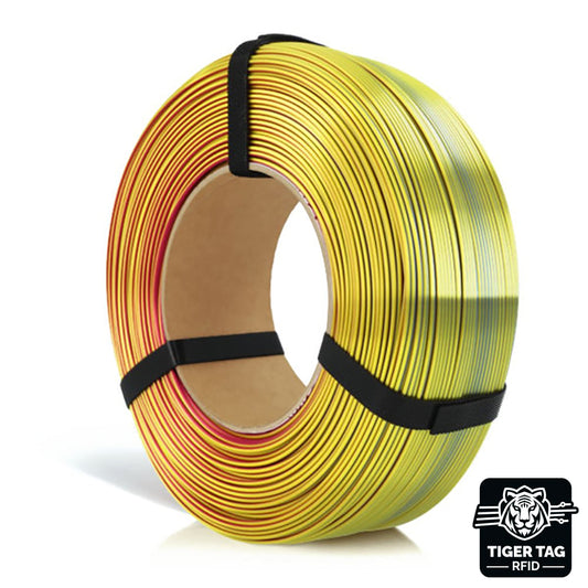 PLA Magic Silk - Carnaval (Carnival) - 1,75 mm - 1 kg Refill avec RFID Tiger Tag