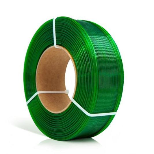 Rosa3D - PETG standard - Vert pur transparent (pure green) - 1,75 mm - 1 kg Refill